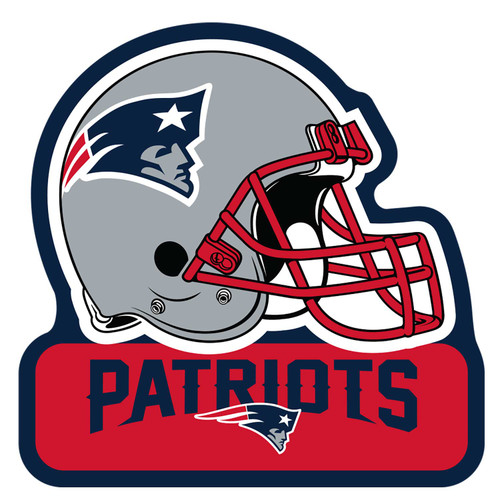 NEW ENGLAND PATRIOTS HELMET WORDMARK MAGNET