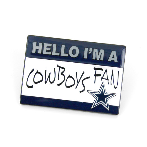 DALLAS COWBOYS NAME TAG PIN