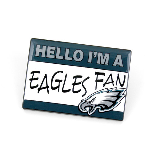 PHILADELPHIA EAGLES NAME TAG PIN