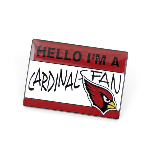 ARIZONA CARDINALS NAME TAG PIN