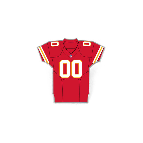 KANSAS CITY CHIEFS JERSEY PIN - HOME