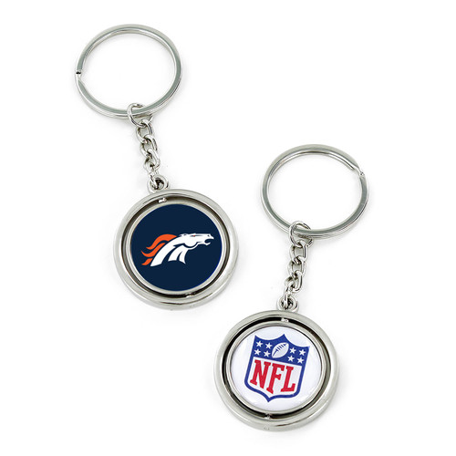 DENVER BRONCOS SPINNING KEYCHAIN