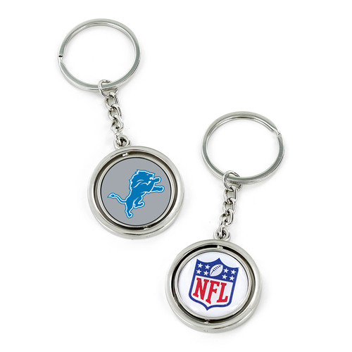 DETROIT LIONS SPINNING KEYCHAIN