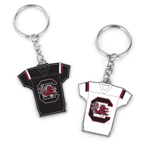 SOUTH CAROLINA REVERSIBLE HOME/AWAY JERSEY KEYCHAIN