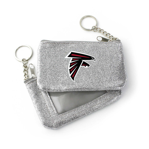 ATLANTA FALCONS (SILVER) SPARKLE COIN PURSE