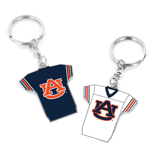 AUBURN REVERSIBLE HOME/AWAY JERSEY KEYCHAIN
