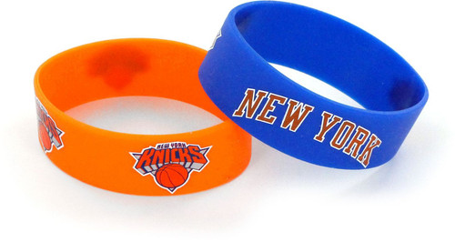 NEW YORK KNICKS WIDE BRACELETS (2-PACK)