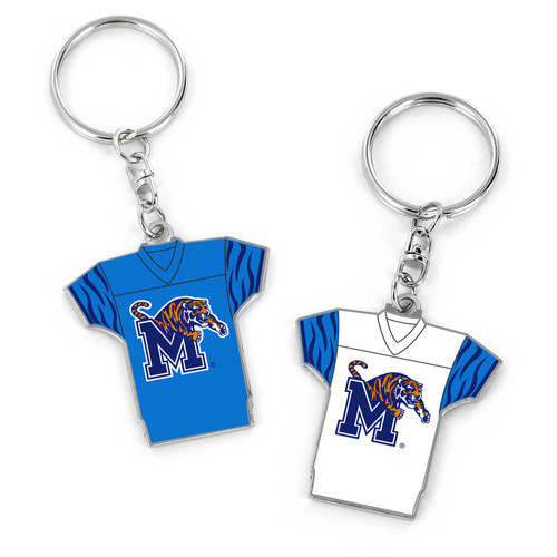MEMPHIS REVERSIBLE HOME/AWAY JERSEY KEYCHAIN