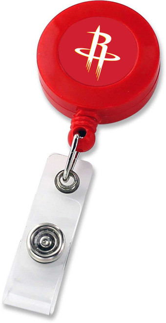 HOUSTON ROCKETS RETRACTABLE BADGE HOLDER RED (NE)