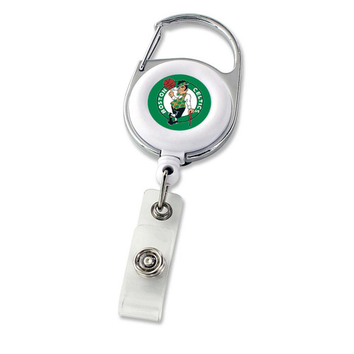 BOSTON CELTICS DELUXE CLIP BADGE REEL