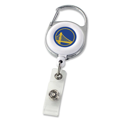 GOLDEN STATE WARRIORS DELUXE CLIP BADGE REEL