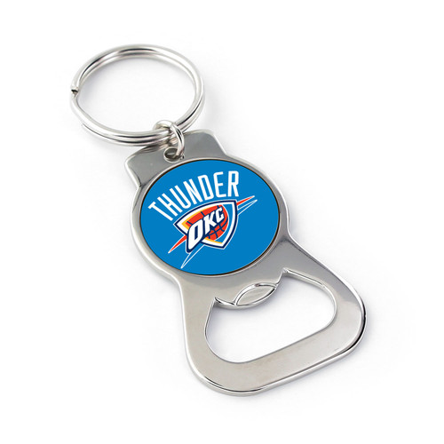 OKLAHOMA CITY THUNDER BOTTLE OPENER KEYCHAIN