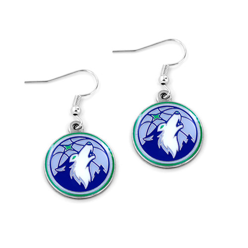MINNESOTA TIMBERWOLVES DANGLER EARRINGS