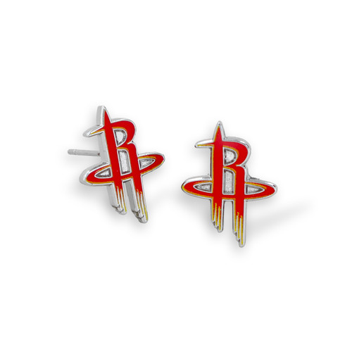 HOUSTON ROCKETS TEAM POST EARRINGS