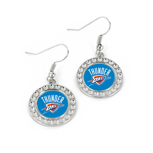 OKLAHOMA CITY THUNDER DIMPLE EARRINGS