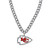 KANSAS CITY CHIEFS HEAVYWEIGHT TEAM LOGO NECKLACE
