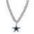 DALLAS COWBOYS HEAVYWEIGHT TEAM LOGO NECKLACE
