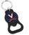 VIRGINIA (BLACK) BOTTLE OPENER KEYCHAIN