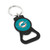 MIAMI DOLPHINS (BLACK) BOTTLE OPENER KEYCHAIN