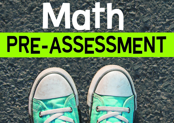 Math Pre-Assessment image