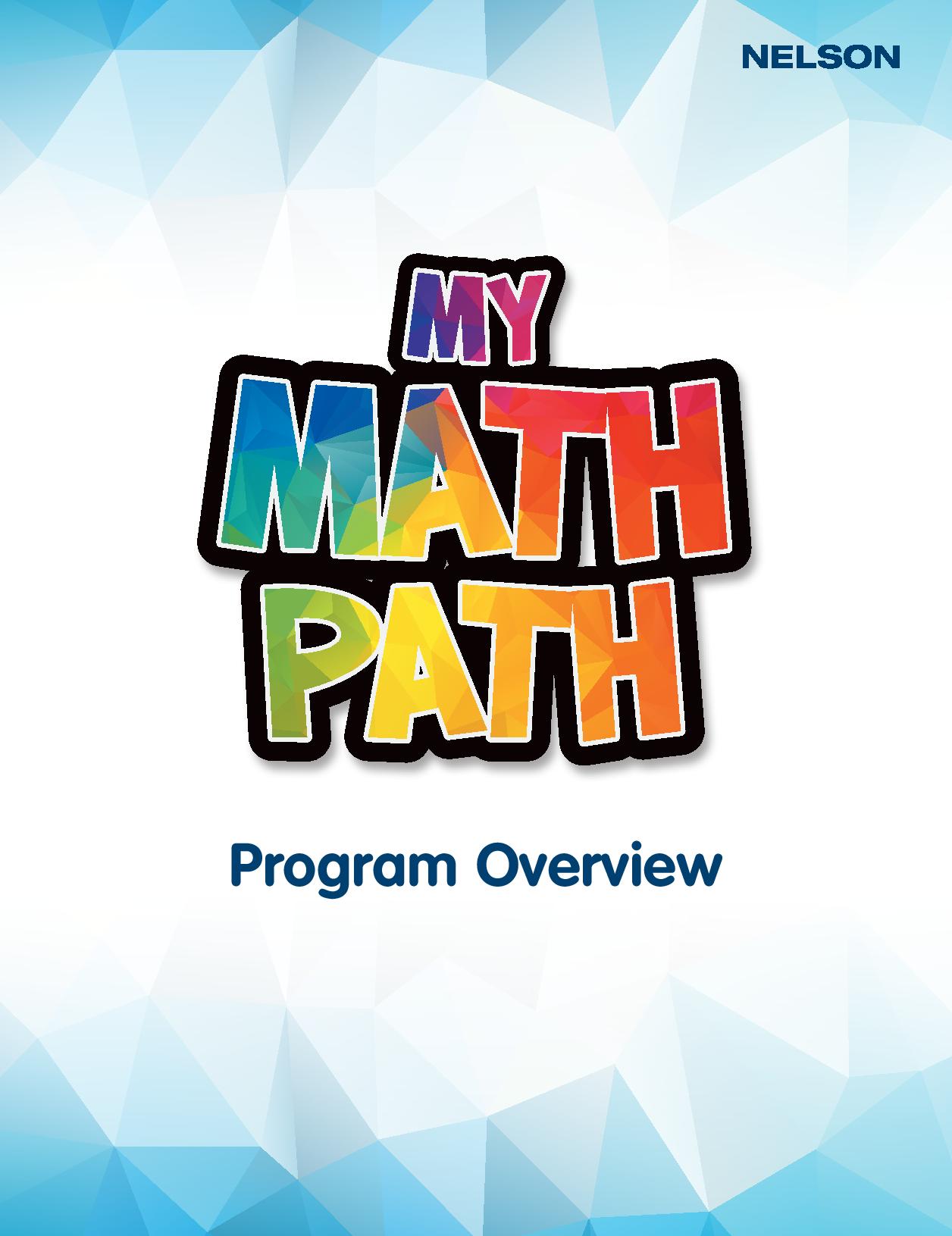 My Math Path | Ontario | Grades 1-8 | Nelson