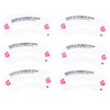 24 pcs/lot Reusable Eyebrow Stencils