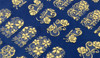 Gold or Silver Metal Flower Lace 3D Nail Sticker
