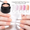 Colorful Solid Nail Tips Gel