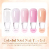 Colorful Solid Nail Tips Gel