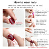 Fake Nails - Bow