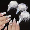 Set of 3 Aurora Chrome Mirror Nail Powders