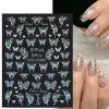 Laser Aurora Butterfly Stickers