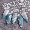 5D Acrylic Embossed Engraved Nail Stickers