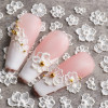 5D Flowers Lace Nail Stickers