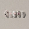 5D Realistic Relief Cat's Paw Nail Art Sticker