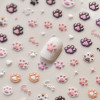 5D Realistic Relief Cat's Paw Nail Art Sticker