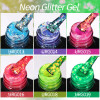 Neon Glitter Nail Polish