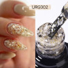 Mineral Nail Gel with Platinum Shinning Sequins
