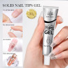 Solid Nail Tips Gel Glue