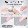 Solid Nail Tips Gel Glue