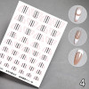 French Manicure Strip Nail Forms