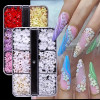 3D Flower Nail Art Pearl Charms