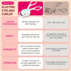 USB Rechargeable Electric Eyelash Curler
