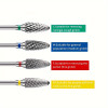 Set 4pcs Tungsten Carbide Nail Drill Bits