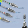 Set 4pcs Tungsten Carbide Nail Drill Bits