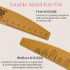 Nail file with Ruler Scale & Shape Templates