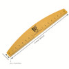 Nail file with Ruler Scale & Shape Templates