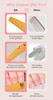 Nail file with Ruler Scale & Shape Templates