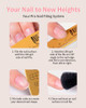 Nail file with Ruler Scale & Shape Templates