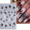 5D Embossed Spider Web Nail Sticker